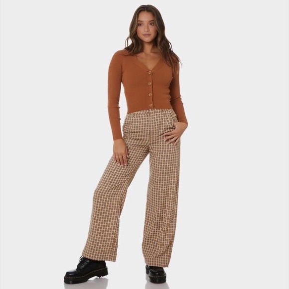 RUSTY | Cali Long Sleeve Cardigan Knit Top Butterscotch - Picture 5 of 5